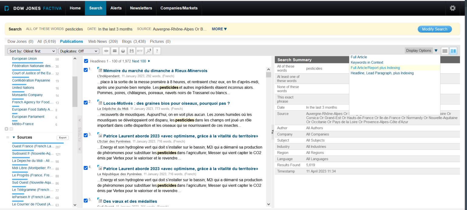 Data formats - Cortext Manager Documentation